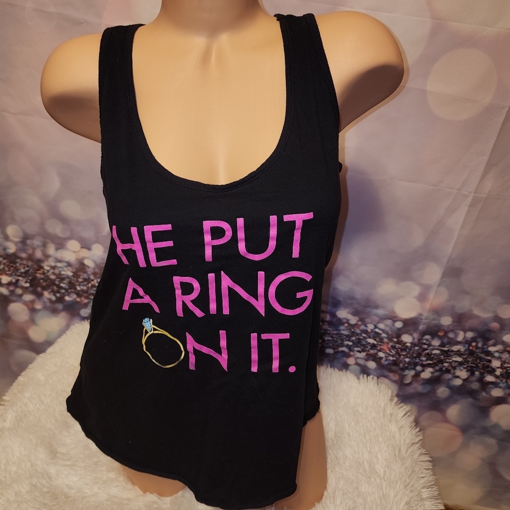 He Put a ring on it.